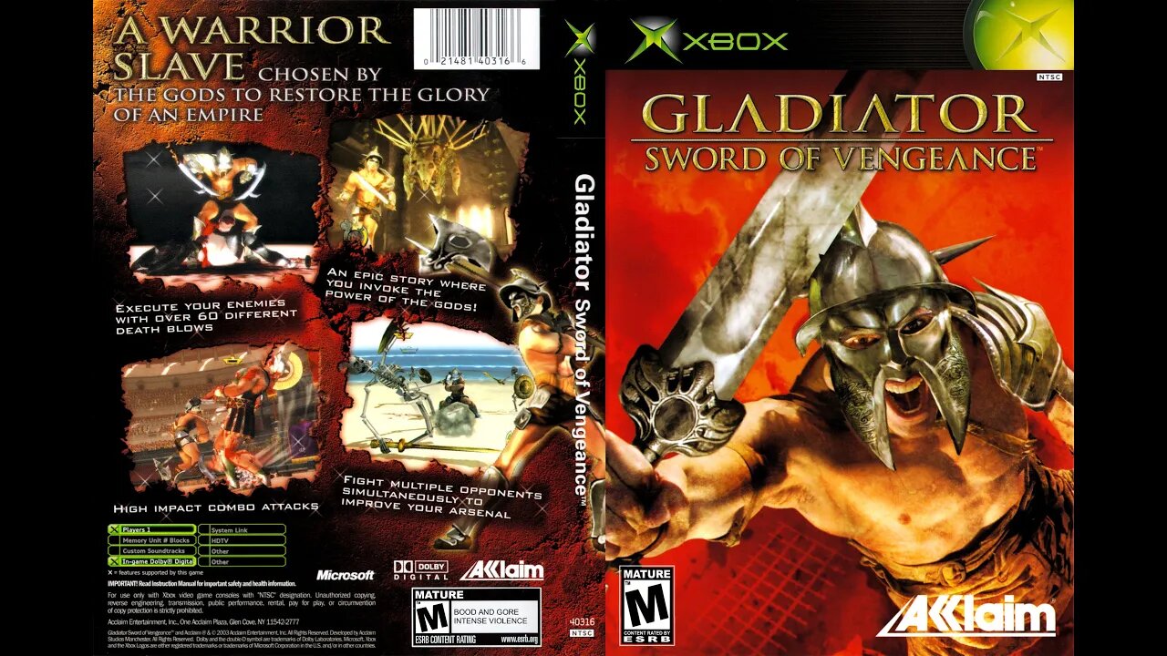 Gladiator: Sword of Vengeance - Parte 6 - Direto do Xbox Classic.