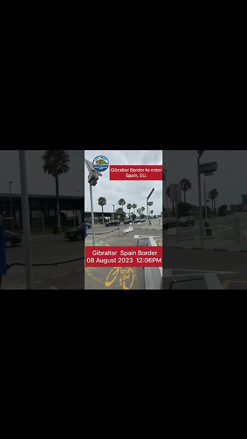 Gibraltar International Border to Enter the EU on a Tuesday Afternoon