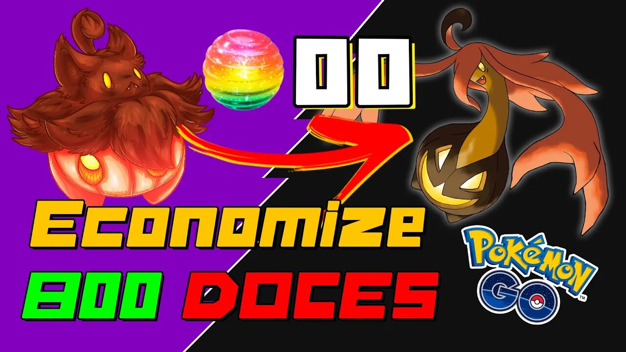 NÃO EVOLUA o Pumpkaboo antes de ver este vídeo! ECONOMIZE 800 DOCES!