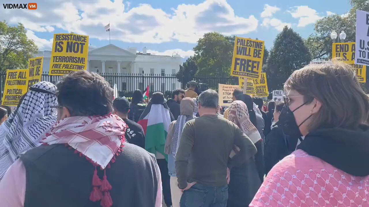 Just A Day After The Israeli Massacre, Pro-Hamas Supporters In D.C. Chanted Praise For The Terror