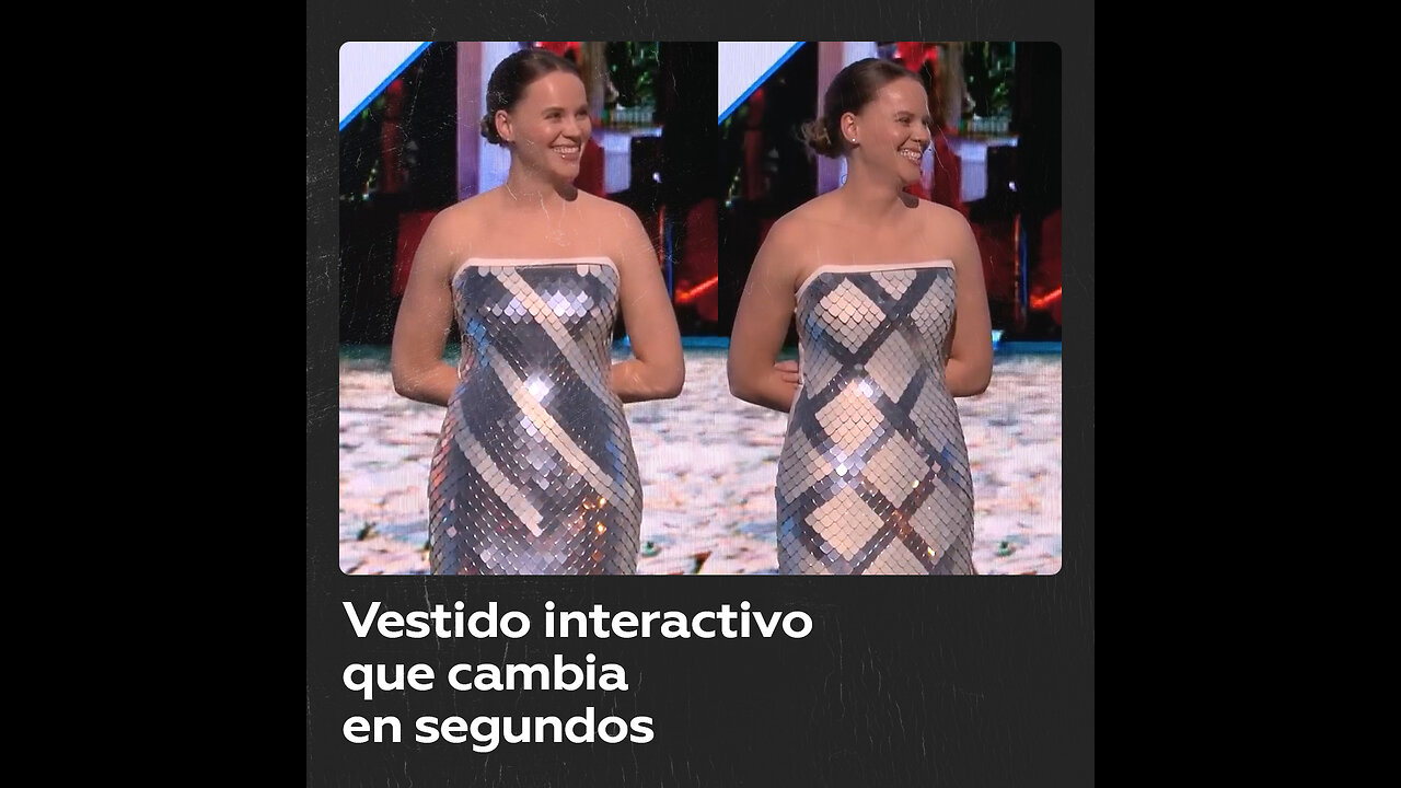 Adobe presenta un vestido que cambia de estilo en segundos