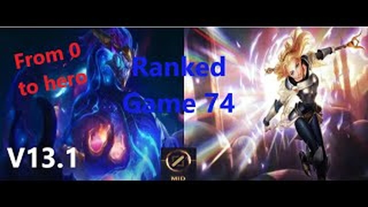 Ranked Game 74 Aurelion Sol Vs Lux Mid League Of Legends V13.1