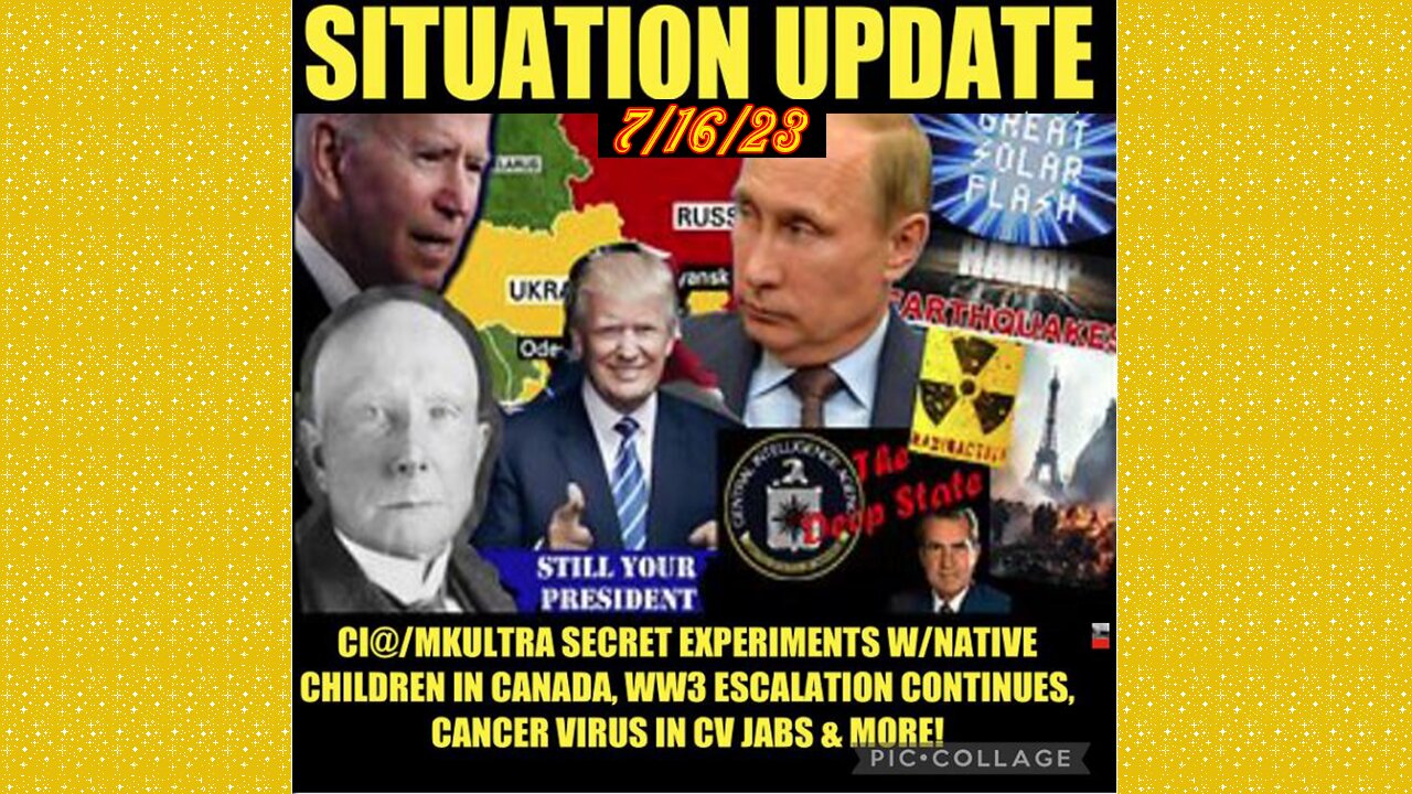 SITUATION UPDATE 7/16/23 - Russian Mod Highlights, Europe Banks Implosion,Pride Flag Satanic Meaning