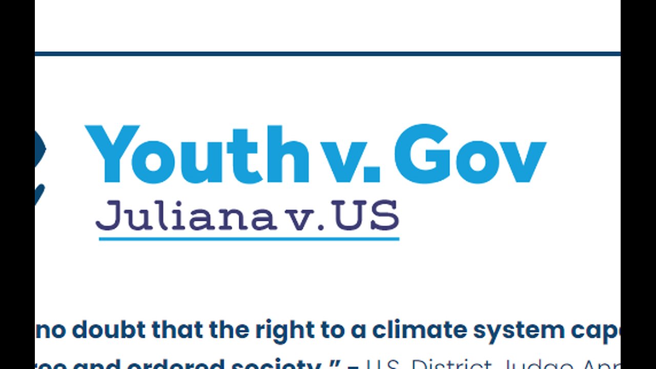 YOUTH CLIMATE CASE PLAINTIFFS ARE PREVENTING SOLUITONS FRAUDS ABUSING COURT SYSTEM