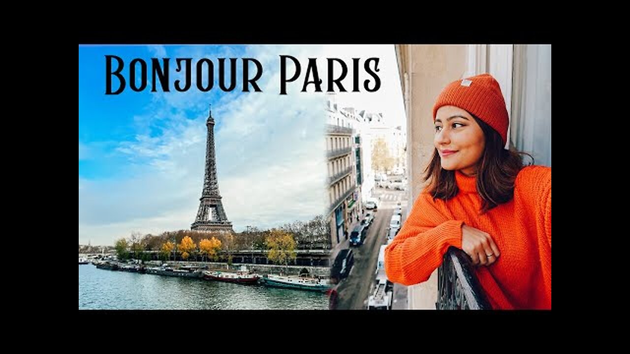 PARIS TRAVEL VLOG _ Indian Girl Traveling Solo in Paris! 🇫🇷 #KikiInParis Ep 1