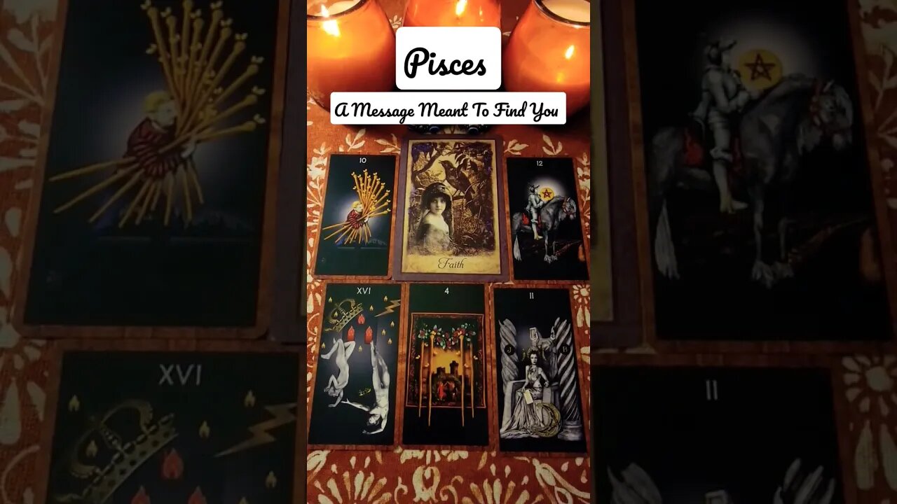 Pisces 🔮 A Message Meant To Find You #shorts #tarot #tarotreading