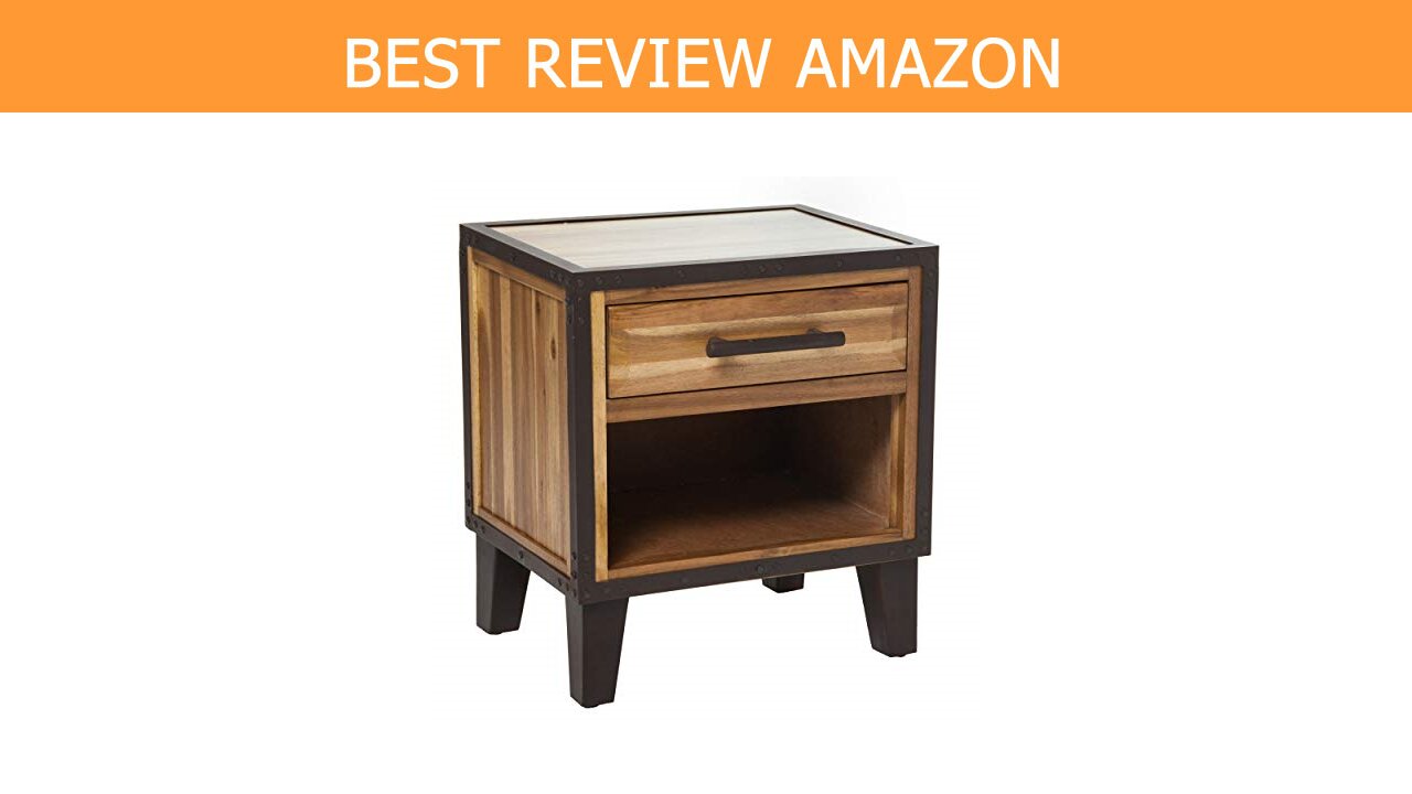 GDF Studio 295292 Industrial Nightstand Review