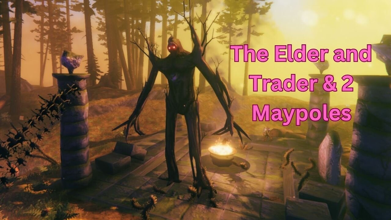 Valheim Seed - Trader+Elder right next to each other and 2 Maypoles - 3Rze6YJEjY