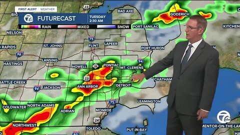 Detroit Weather: Storms most likely from 10 PM to 2 AM. Some could be severe