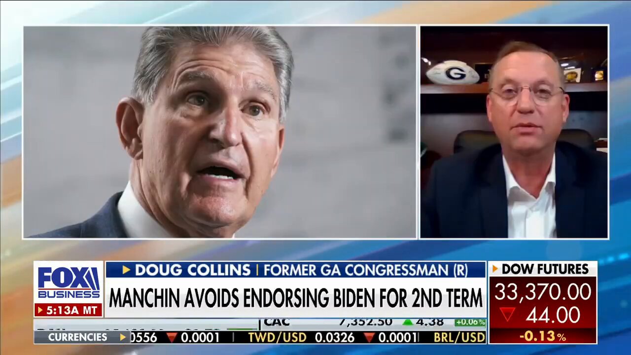 Doug Collins: This will be Sen. Joe Manchin's 'toughest fight'