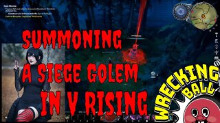 Siege Golem Stone In V Rising Draws A Crowd Of Haters Turned Looters A Castle Raid Commences