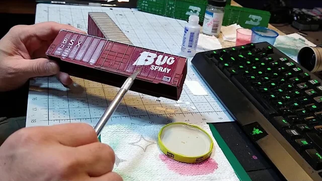 Applying Small Waterslide Decals