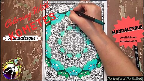 Coloring Mandalesque: Creating Vibrant Joy with Uplifting Quotes