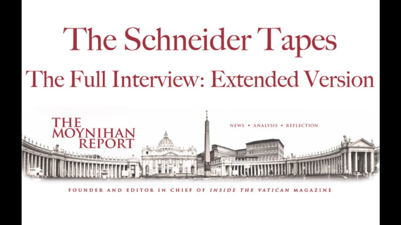 Schneider Tapes: Extended Full Interview