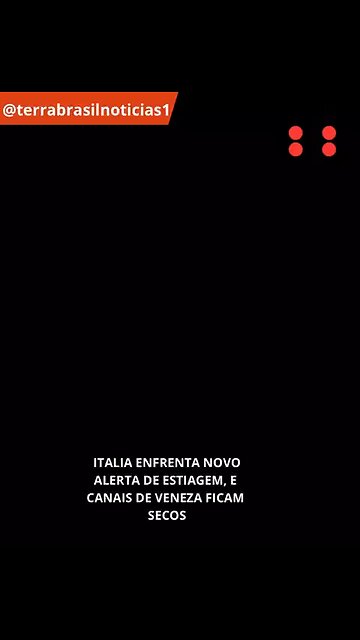 Imagens impressionantes mostram canais de Veneza secos