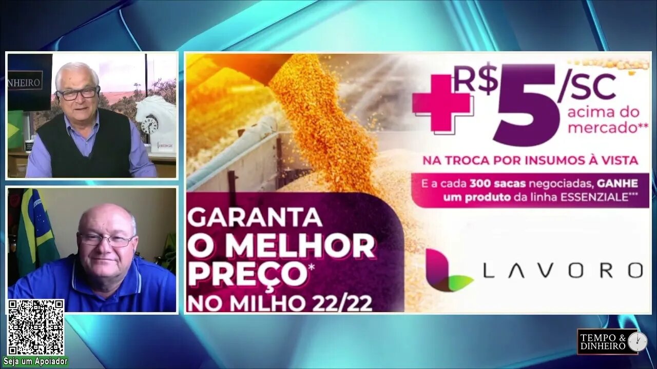 Barter de milho safrinha no MT tem R$ 5 a mais por saca nas lojas da Lavoro