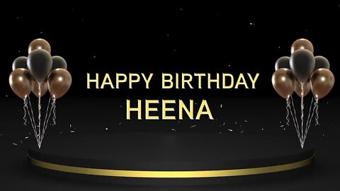 Wish you a very Happy Birthday Heena