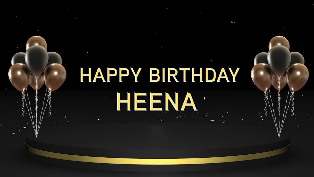Wish you a very Happy Birthday Heena