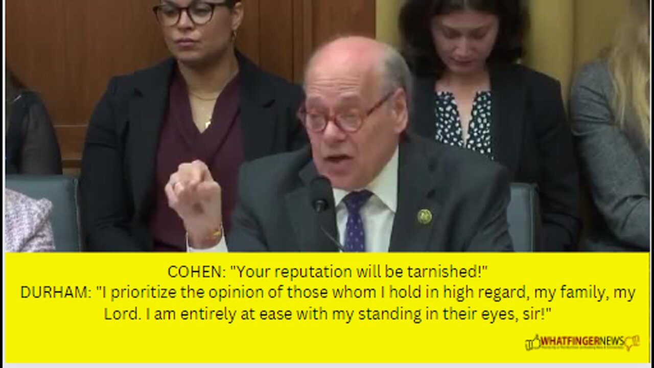 COHEN: "Your reputation will be tarnished!"