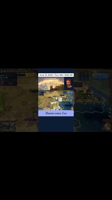 Daily Civ6 - TURN 166 - WE'RE IN THE ENDGAME!