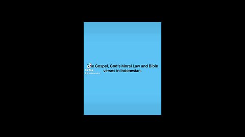 Tonight's Gospel translations Indonesian and Haitian/Creole. #gospel #bibleverses #tencommandments
