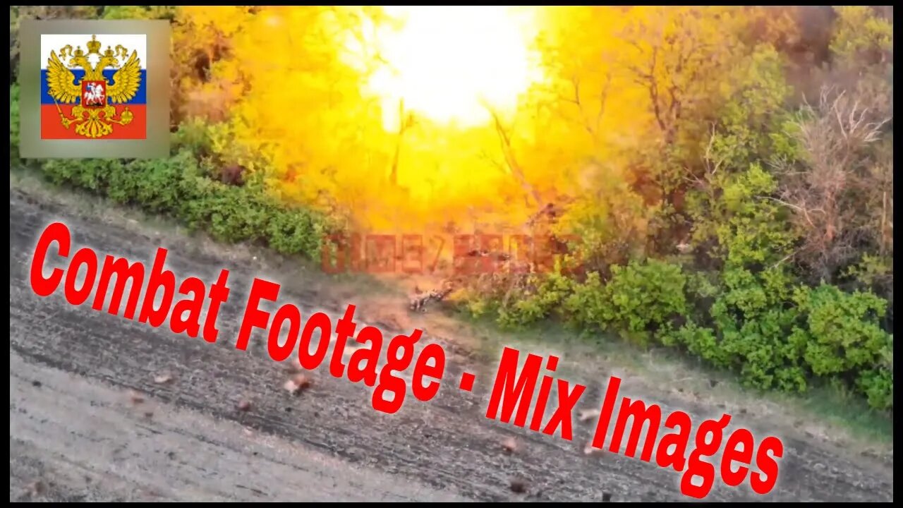 Combat Footage 1080p in Video Essay format: Mix images of War. Ukraine Soldiers ambushed/shelled