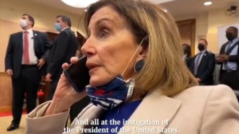 Unseen Video Nancy Pelosi On January 6th.