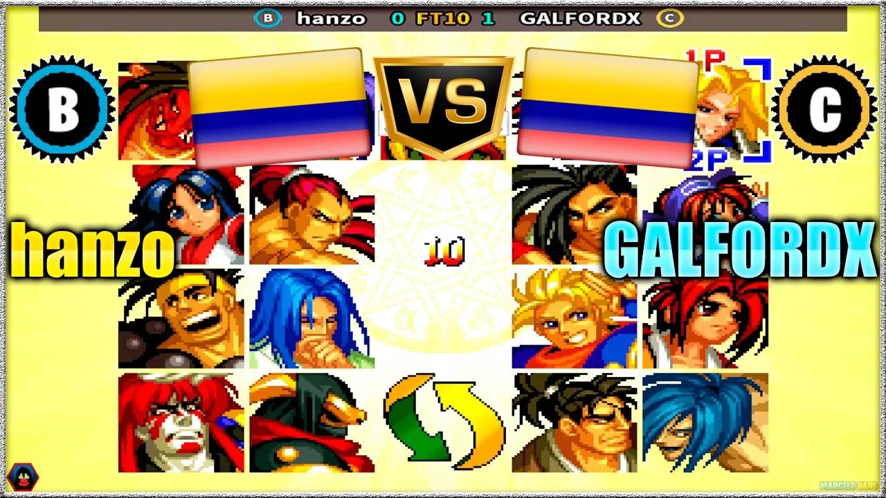 Samurai Shodown IV (hanzo Vs. GALFORDX) [Colombia Vs. Colombia]