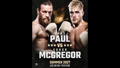 Conor Mcgregor vs Jake Paul