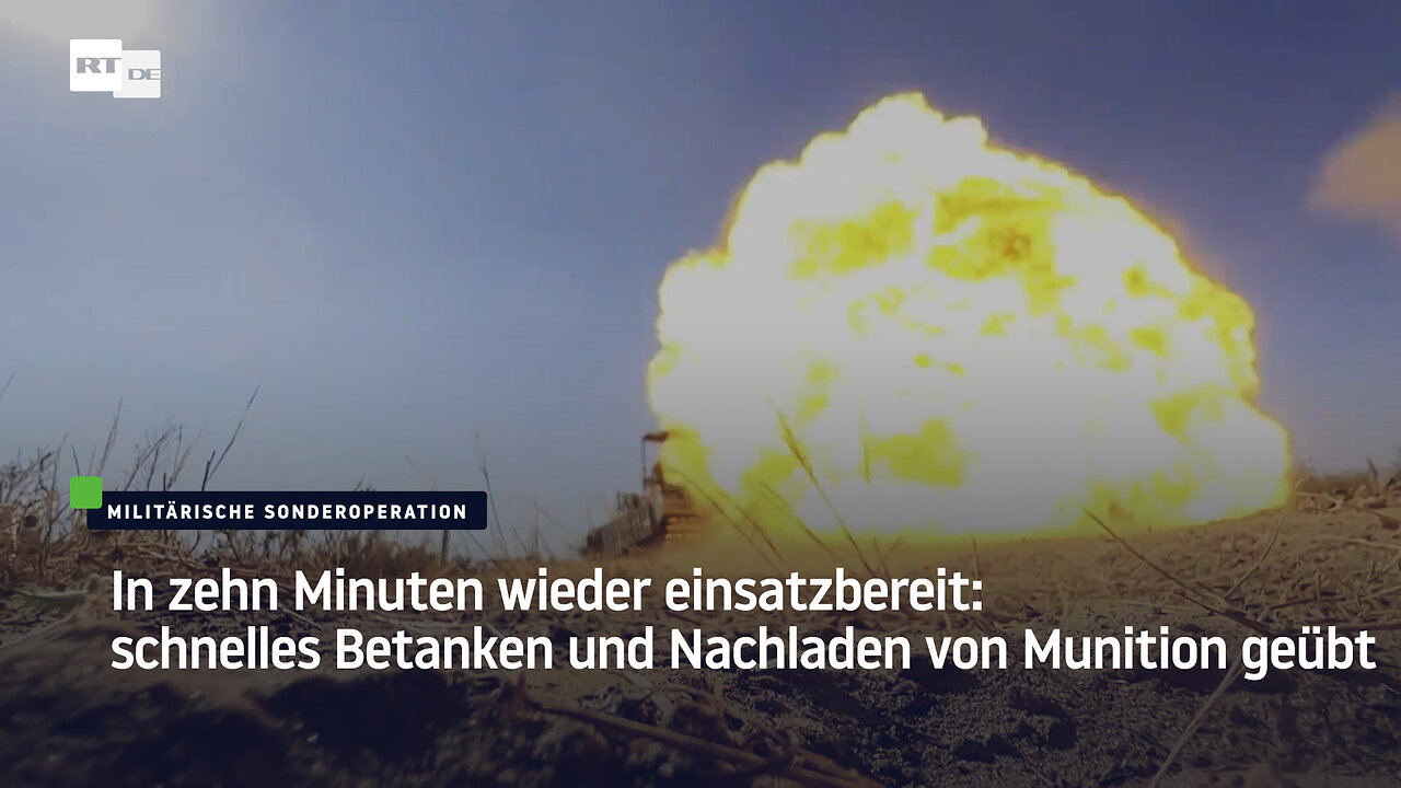 In zehn Minuten wieder einsatzbereit: schnelles Betanken und Nachladen von Munition geübt