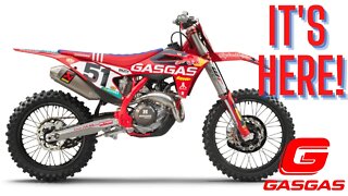 The FIRST 2022 GasGas MC450F Troy Lee Designs Edition Unboxing on YOUTUBE! (4K)