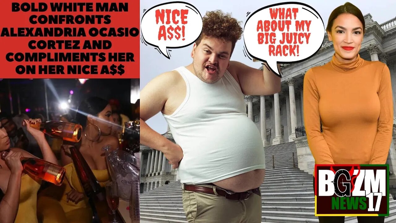 Bold White Man Confronts Alexandria Ocasio Cortez and Compliments Her On Her Nice A$$