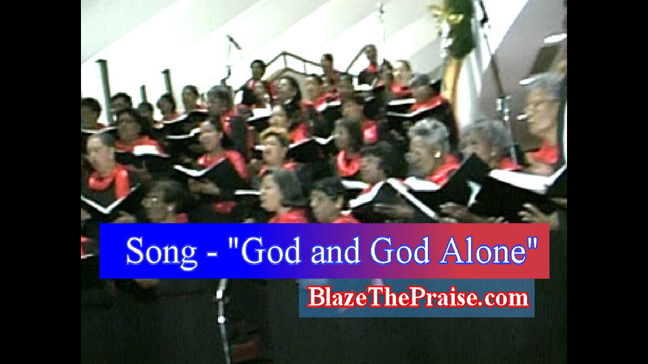 God And God Alone -City Temple Concert -Elijah Cummings 1998-filmed by Caleb Crump-Blaze The Praise®