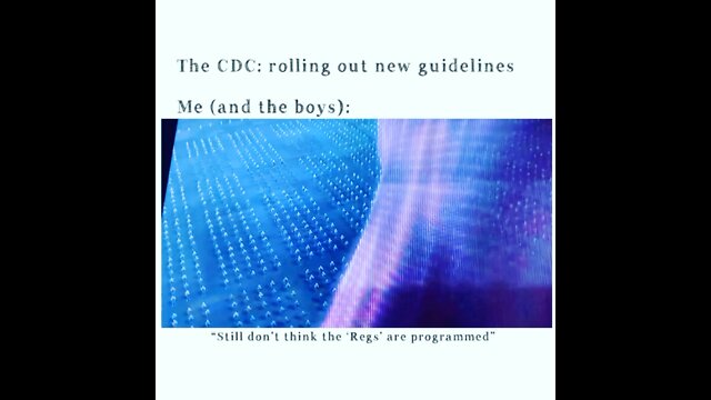 still dont think the regs are “programmed"