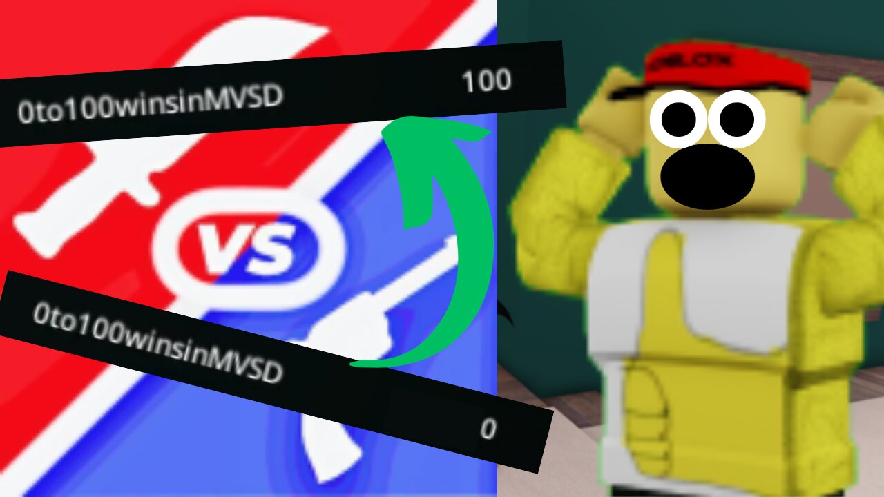 0-100 WINS IN MVSD! (Roblox)