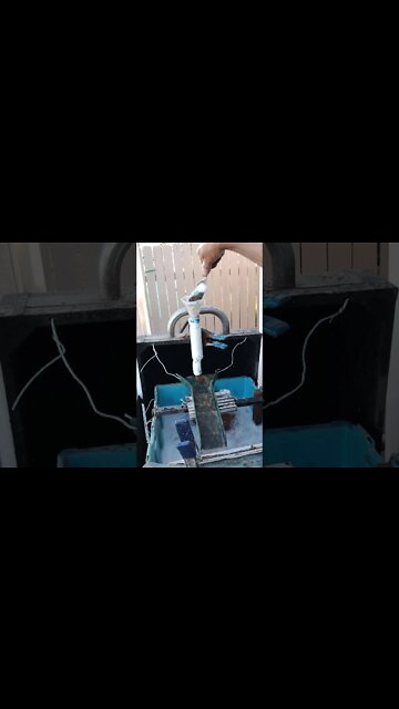 Mini Gold Sluice in action