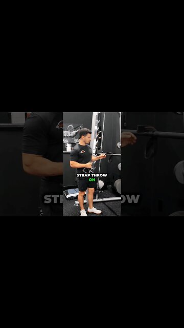 Smith Machine Back Hack w/ V Bar #shorts #backday #lats #gym #fittips #rows #calisthenics #pullday
