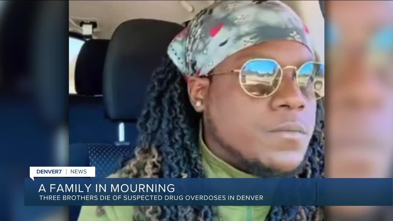 Family identifies three brothers in suspected fatal drug overdose case in Denver