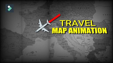 Travel Map Animation | #wondersharefilmora | Tutorial