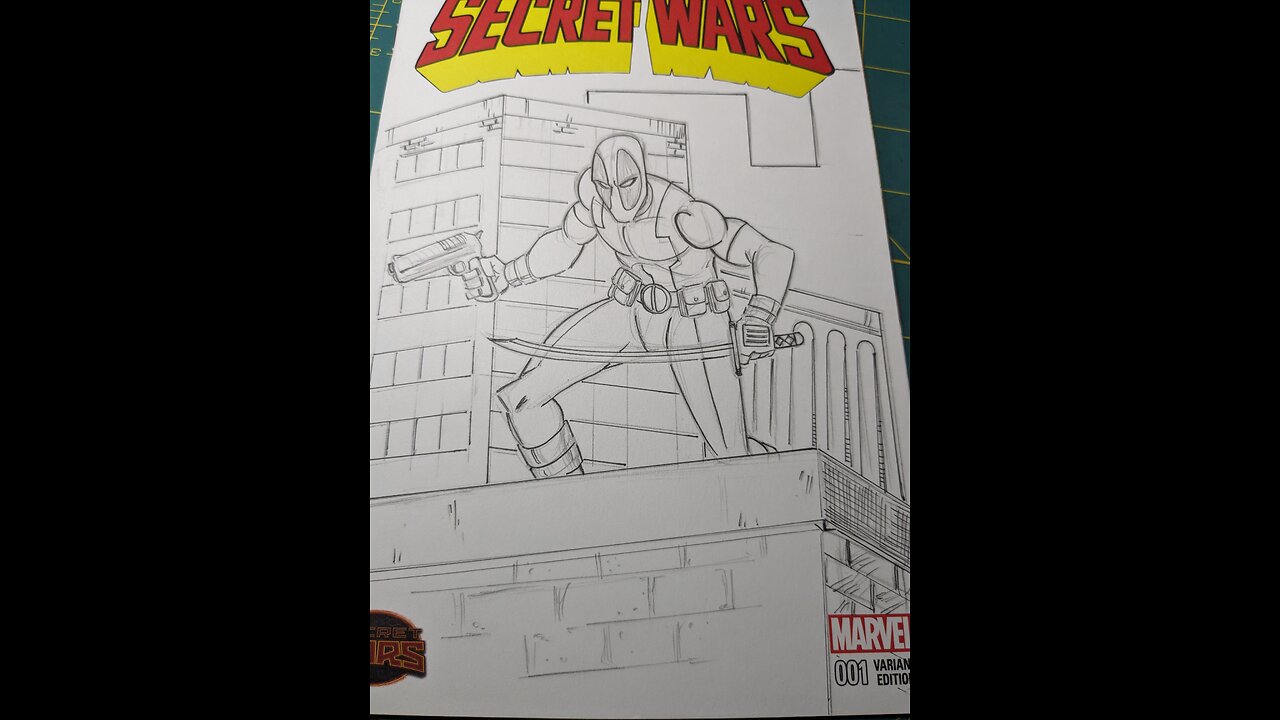 Deadpool Sketch Cover