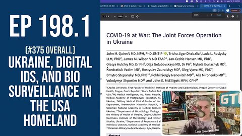 Ep 198.1: Ukraine, digital IDs, and bio surveillance in the USA homeland (previously Ep 138.1)