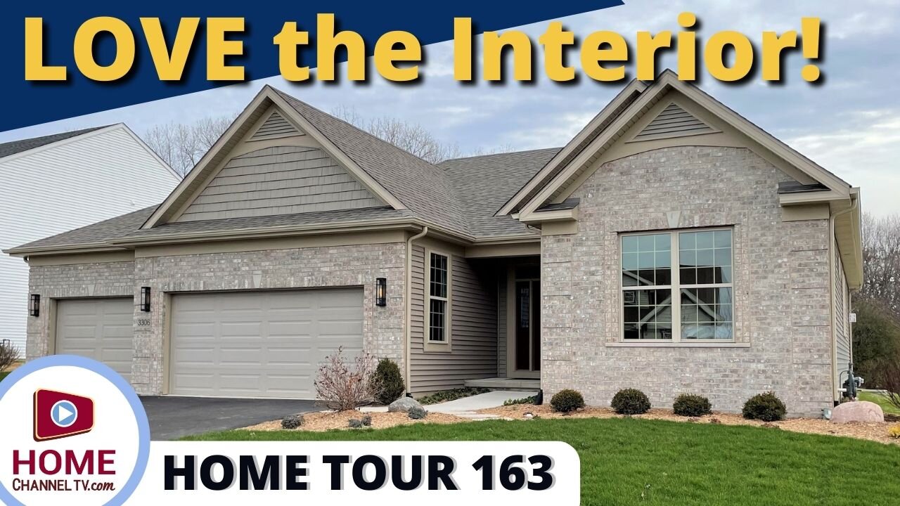 Open House Vlog Tour 163: Beautiful Adams III Ranch Home Design from KLM Builders