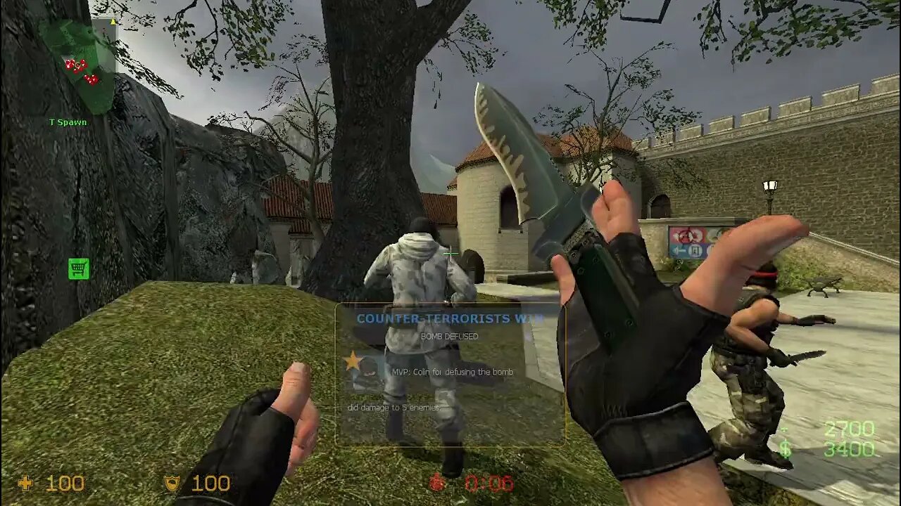 Counter Strike Source Piranesi Bots #50 Only Knives