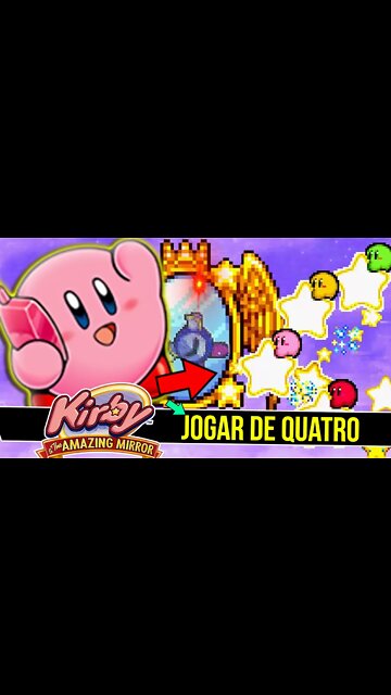 Melhor Kirby para Jogar de Quatro 😏 | Kirby & the Amazing Mirror #shorts