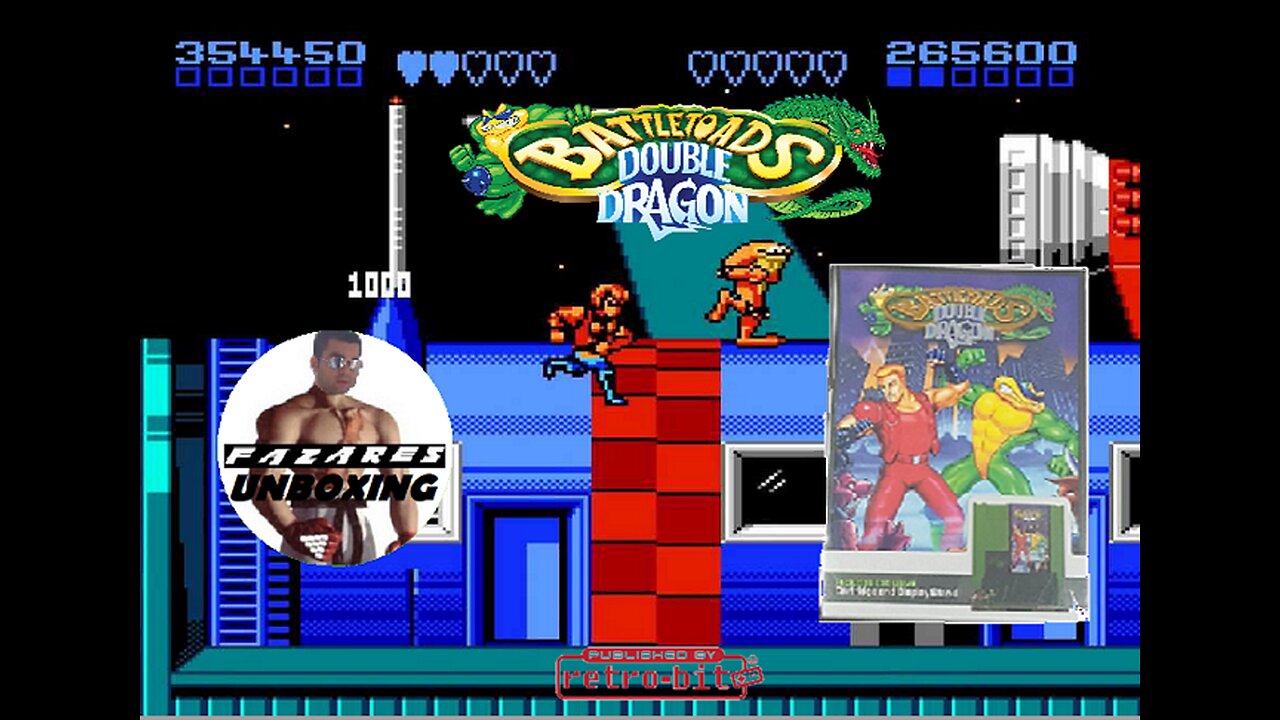 Fazares Unboxing - BATTLETOADS & DOUBLE DRAGON NES RETRO-BIT (ITA)