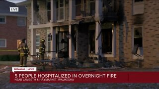 Residents jump from 2nd floor window after Waukesha home catches fire