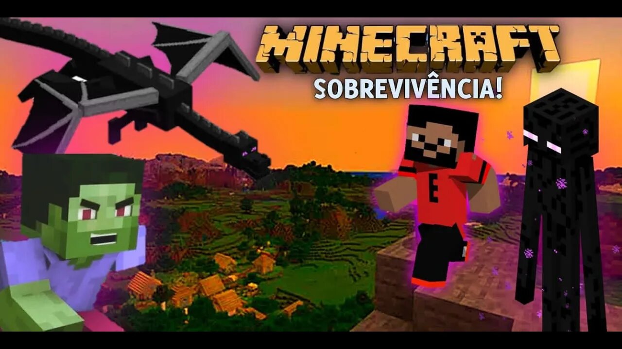 MINECRAFT: Construindo uma fazenda - SobrevivĂȘncia #2