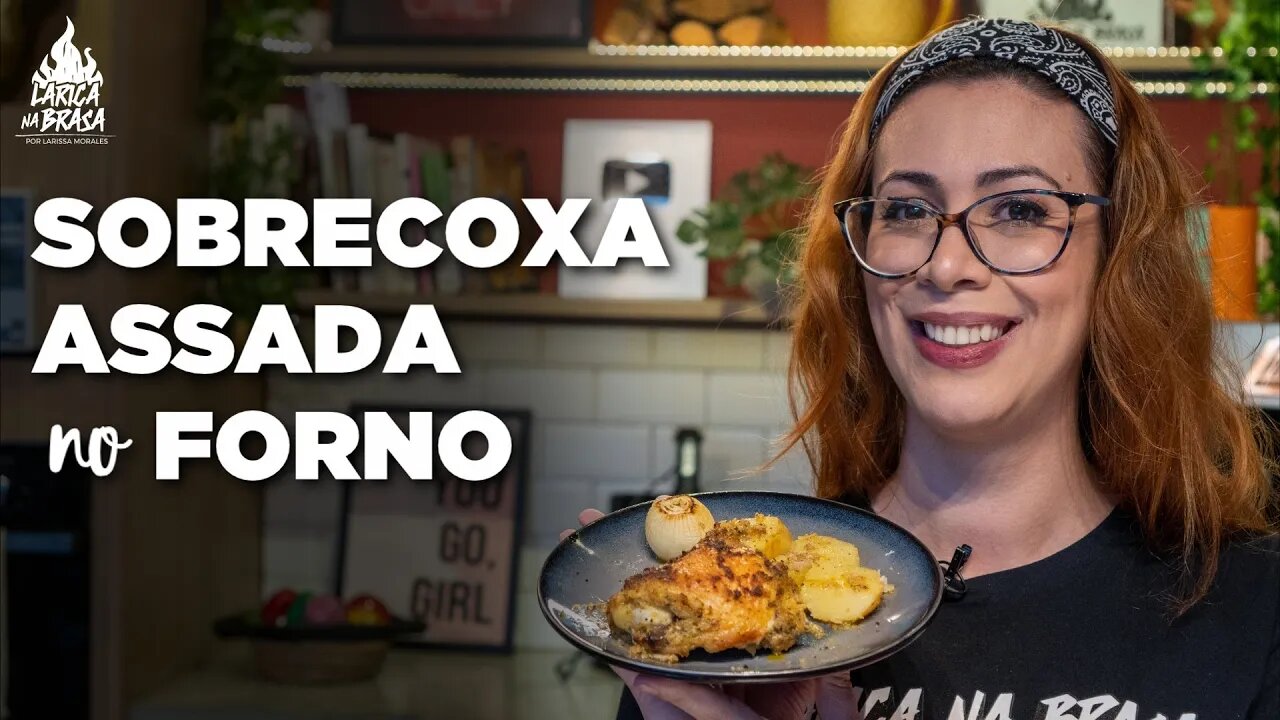 SOBRECOXA ASSADA NO FORNO - TEMPERO INCRÍVEL