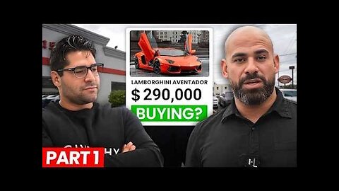 Negotiating A Deal For A LAMBORGHINI AVENTADOR! | Day In The Life Of A LUXURY Car Dealer (PART 1)