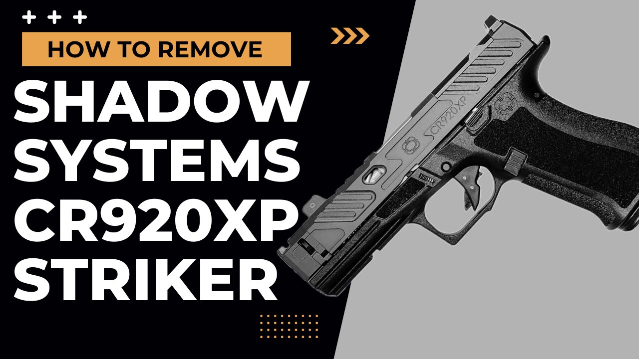 How to Remove Shadow Systems CR920XP Striker (Update)